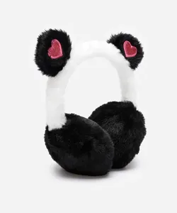 protetor para orelhas infantil panda colorido UNICO