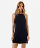 vestido curto feminino de alfaiataria azul P