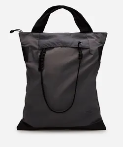mochila esportiva com cordão cinza UNICO