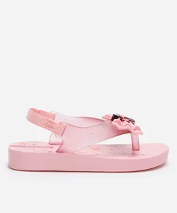 chinelo infantil ipanema belle com elástico rosa 19