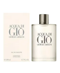 perfume masculino acqua di gio giorgio armani edp 200ml único 200 ML