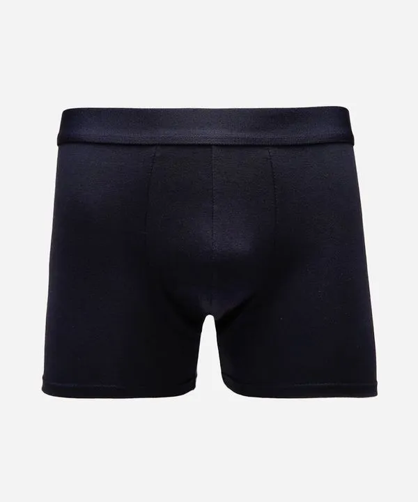 cueca boxer masculina de algodão mash azul G