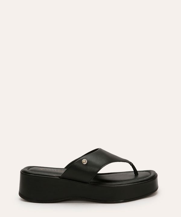 tamanco flatform via uno preto 37
