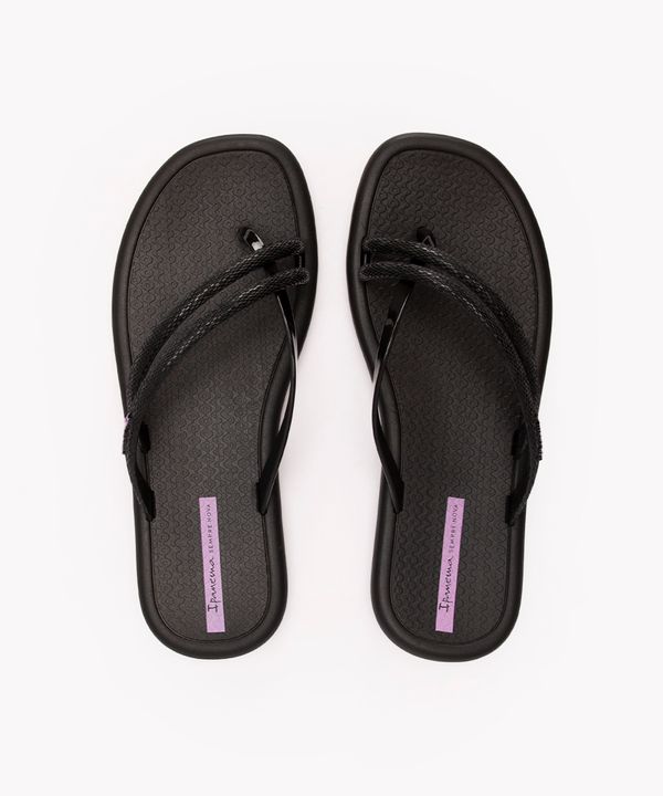 rasteirinha tiras cruzadas meu sol Ipanema preta 39-40
