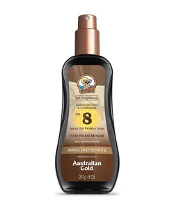 Protetor Solar Australian Gold Spray Gel FPS 8 - 237ml único 235 ML