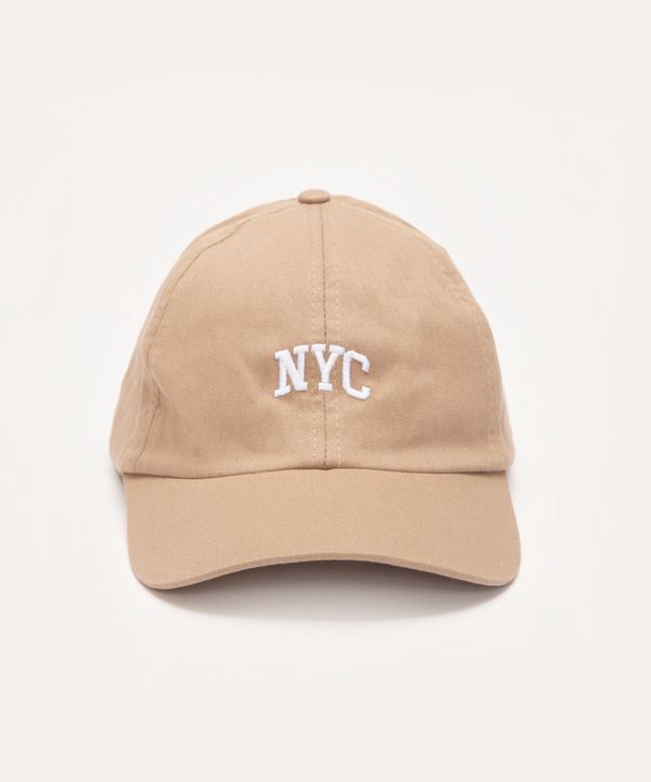 boné de sarja nyc aba curva kaki UNICO
