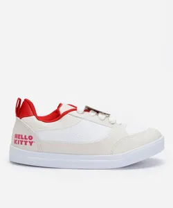 tênis infantil hello kitty off white 28