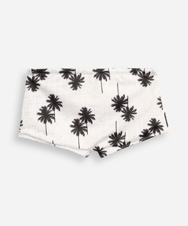 sunga estampada boxer coqueiro off white M