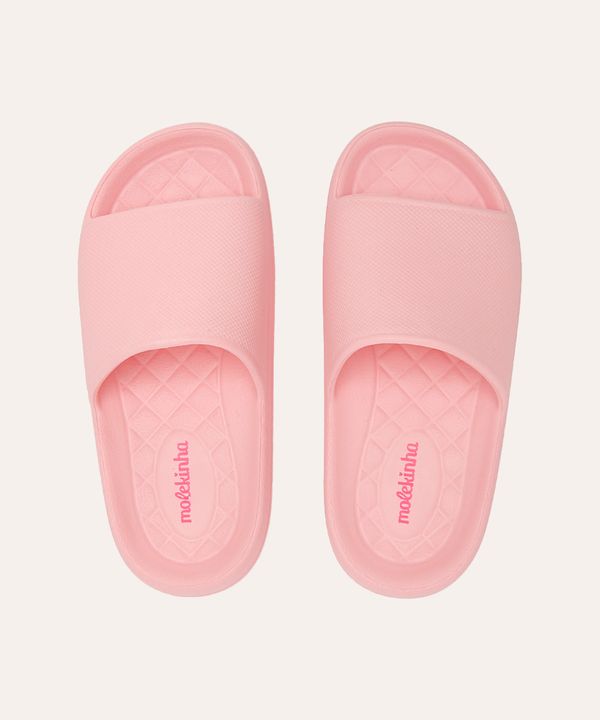 chinelo nuvem infantil molekinha rosa 27-28
