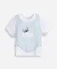 conjunto infantil camiseta e corset stitch colorido 8