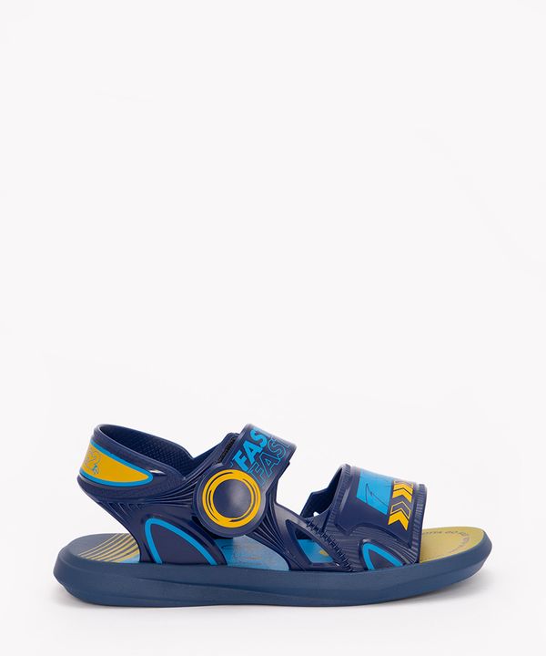 sandália infantil Sonic Grendene azul 28