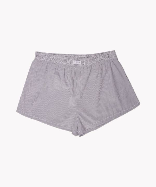 cueca samba canção plus size listrada preta GG2