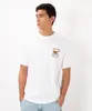 camiseta de algodão manga curta one piece off white PP