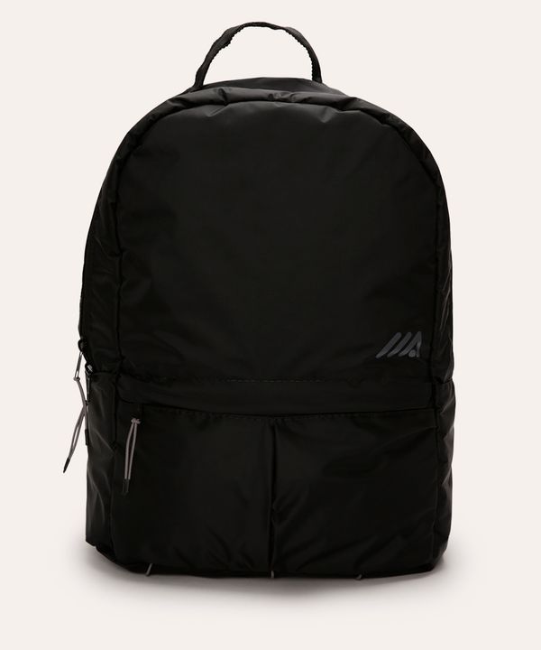 mochila com bolsos esportiva preta UNICO