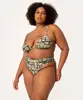 biquíni calcinha plus size tanga dupla maré de sorte com proteção uv50 verde militar GG1