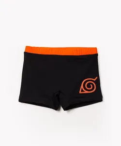 sunga juvenil naruto com proteção uv50 preto 12