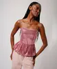 blusa balonê de paetê mindset rosa PP