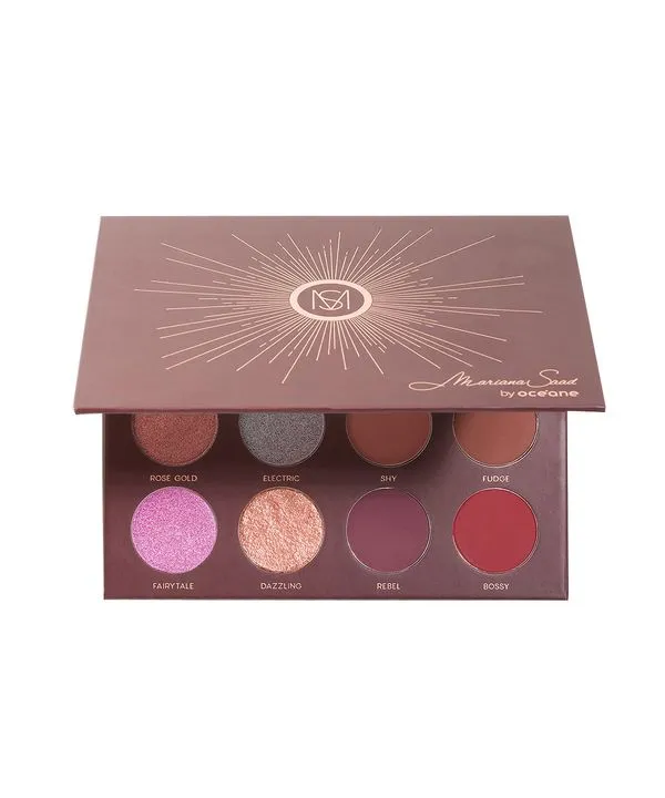 paleta de sombras 12 shades 21g mariana saad by océane Único