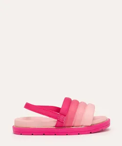 sandália infantil tira com elástico pink 23