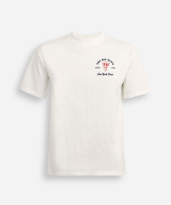 camiseta oversized juvenil de algodão the big slice off white 14