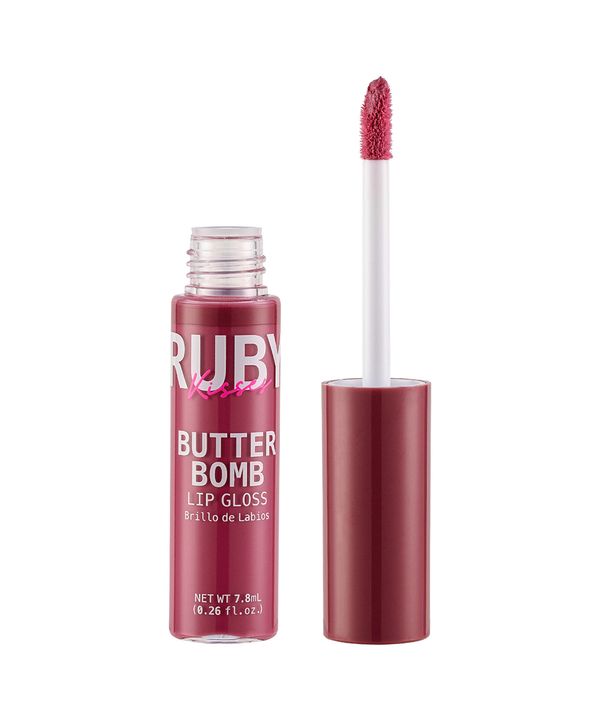 gloss ruby kisses butter bomb blushing única Único
