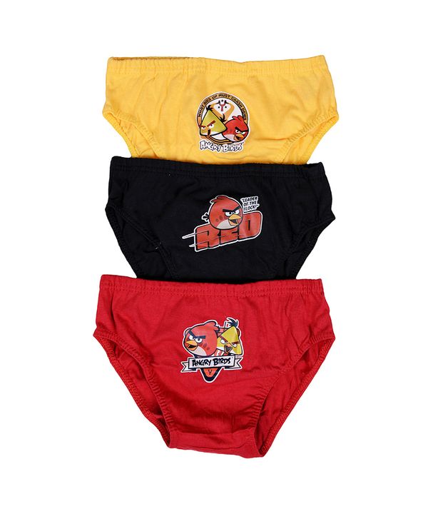 Kit de 3 Cuecas Angry Birds Multicor 6