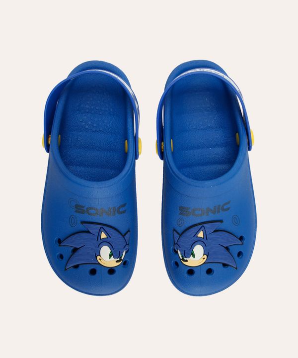 babuche infantil sonic azul 34