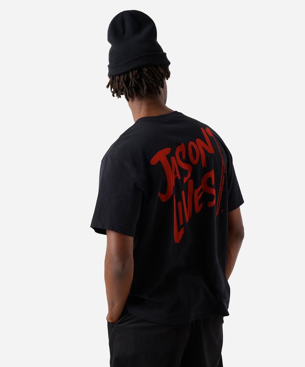 camiseta box masculina de algodão jason preta P