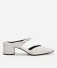 mule scarpin bico fino salto grosso oneself off white 37