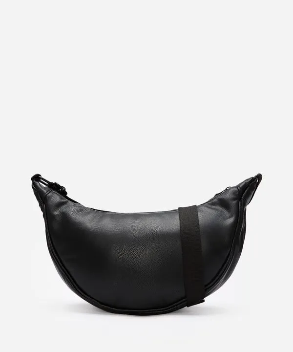 bolsa feminina transversal arredondada preta UNICO