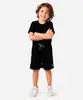 bermuda infantil boardshort preto 10