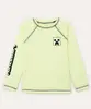 camiseta infantil minecraft manga longa proteção uv verde 14
