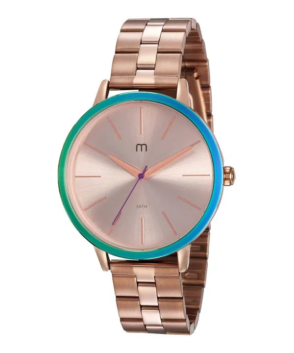 Kit de Relógio Analógico Mondaine Summer Breeze Feminino + Pulseira - 53988LPMGRE1K Rosê Único