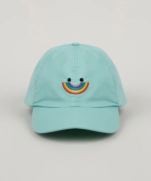 Boné de Sarja Masculino com Bordado Azul Claro Único