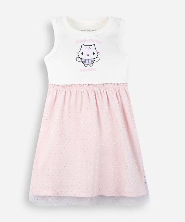 vestido infantil tule gabby off white 2