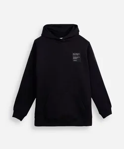 blusão juvenil de moletom com capuz preto 10