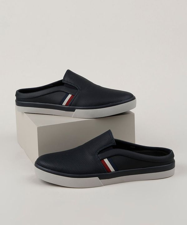 Tênis Slip On Mule Masculino Oneself Azul Marinho 39