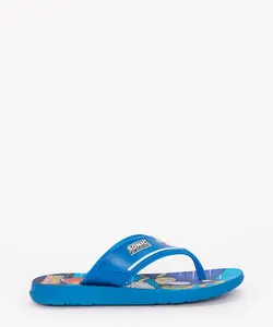 chinelo infantil de dedo Sonic azul 26-27