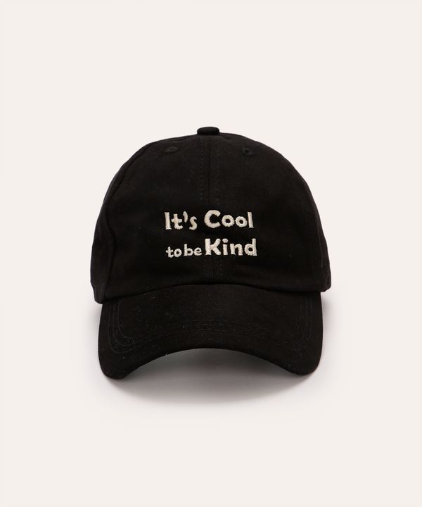 boné aba curva its cool to be kind preto UNICO