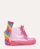 galocha infantil glitter com meia rosa 31-32