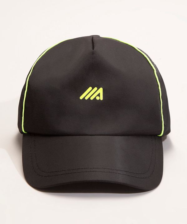 boné de nylon aba curva esportivo preto Único