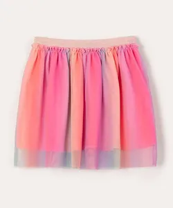 saia de tule infantil multicor 2