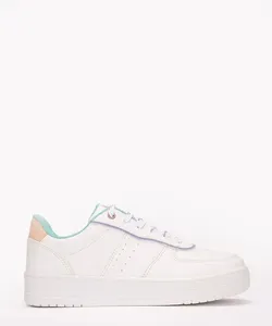 tênis casual candy color azul turquesa 34