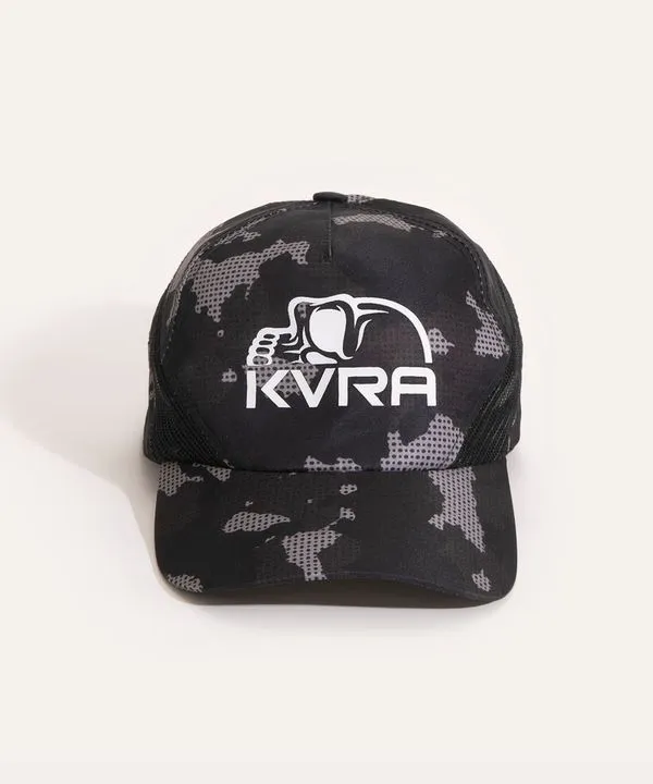boné aba curva esportivo + kvra preto Único