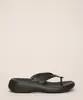 tamanco plataforma com aviamento light shape azaleia preta 33-34
