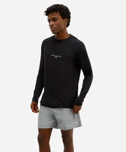 short masculino de poliamida com recorte preto G