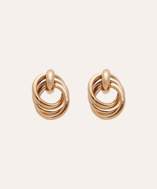 brinco argola elos dourado UNICO