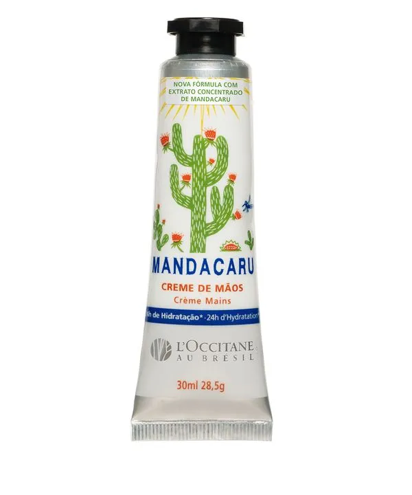 Creme de mãos Mandacaru L'Occitane Au Brésil 30ml Único 30 ML