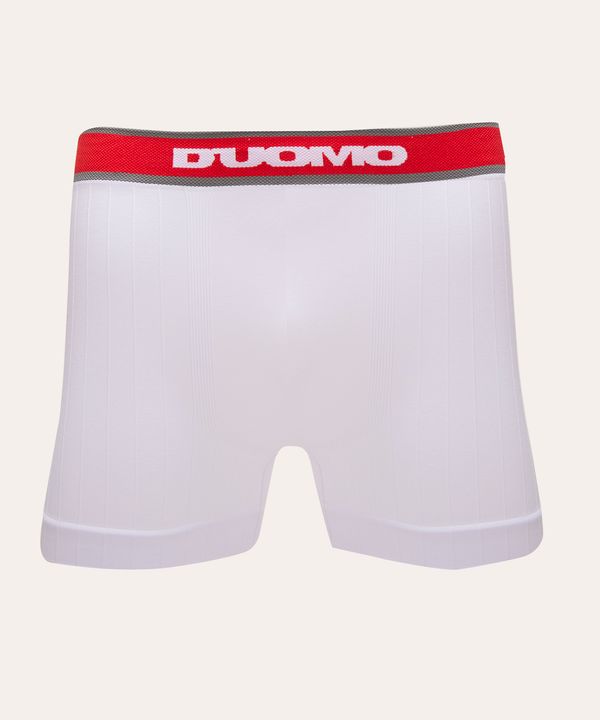 cueca boxer de poliamida duomo branca P