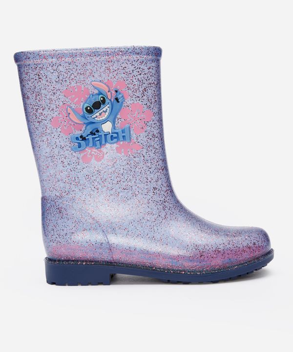 galocha infantil stitch transparente 30